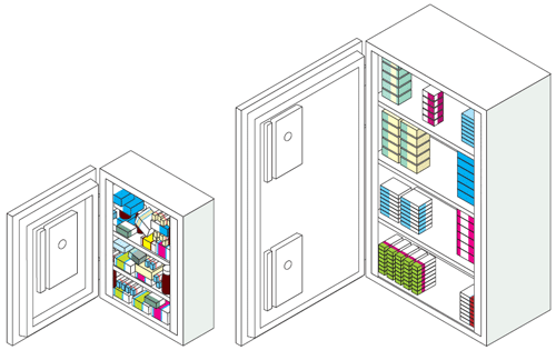 CD Cabinet Organisation